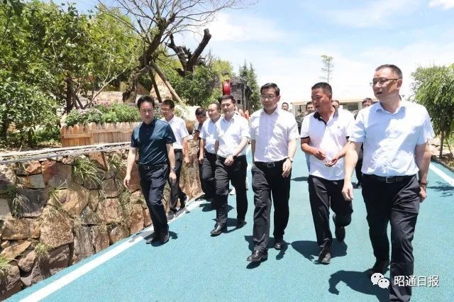 市政府主要领导到鲁甸昭阳调研脱贫致富示范区先导工程