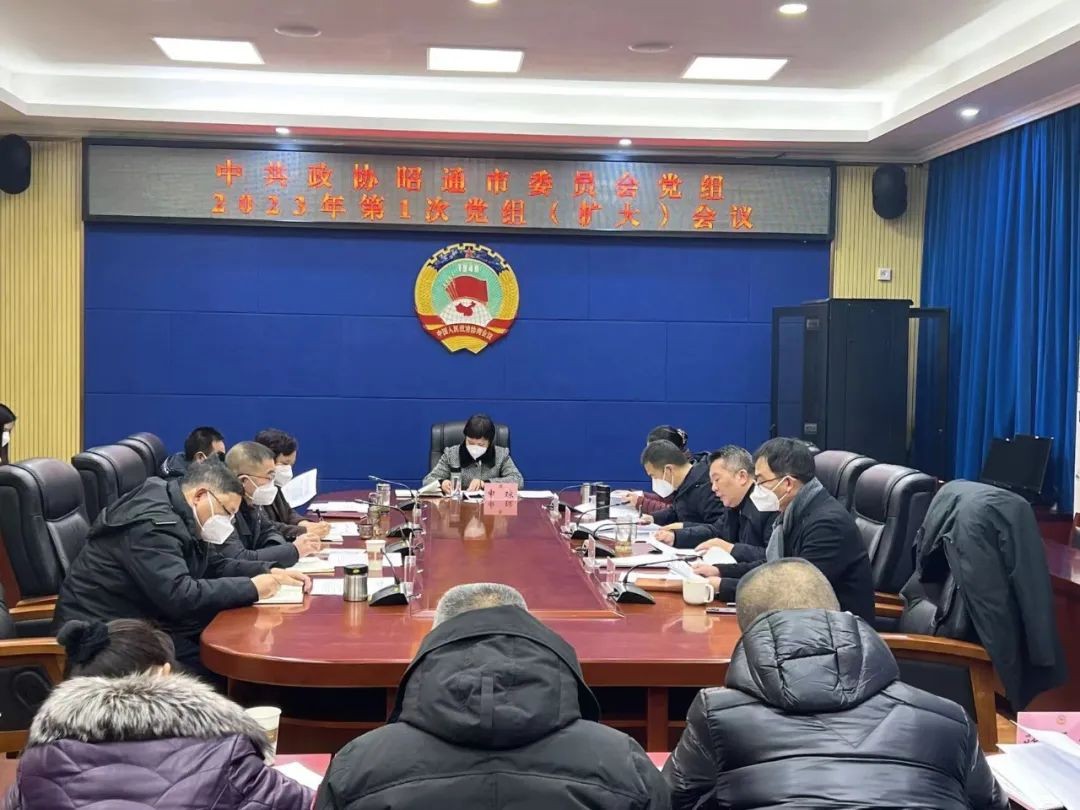 市政协党组召开2023年第1次党组（扩大）会议
