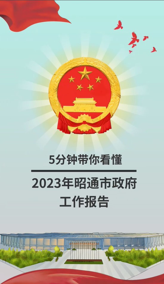 5分钟，带您看2023年昭通市政府工作报告