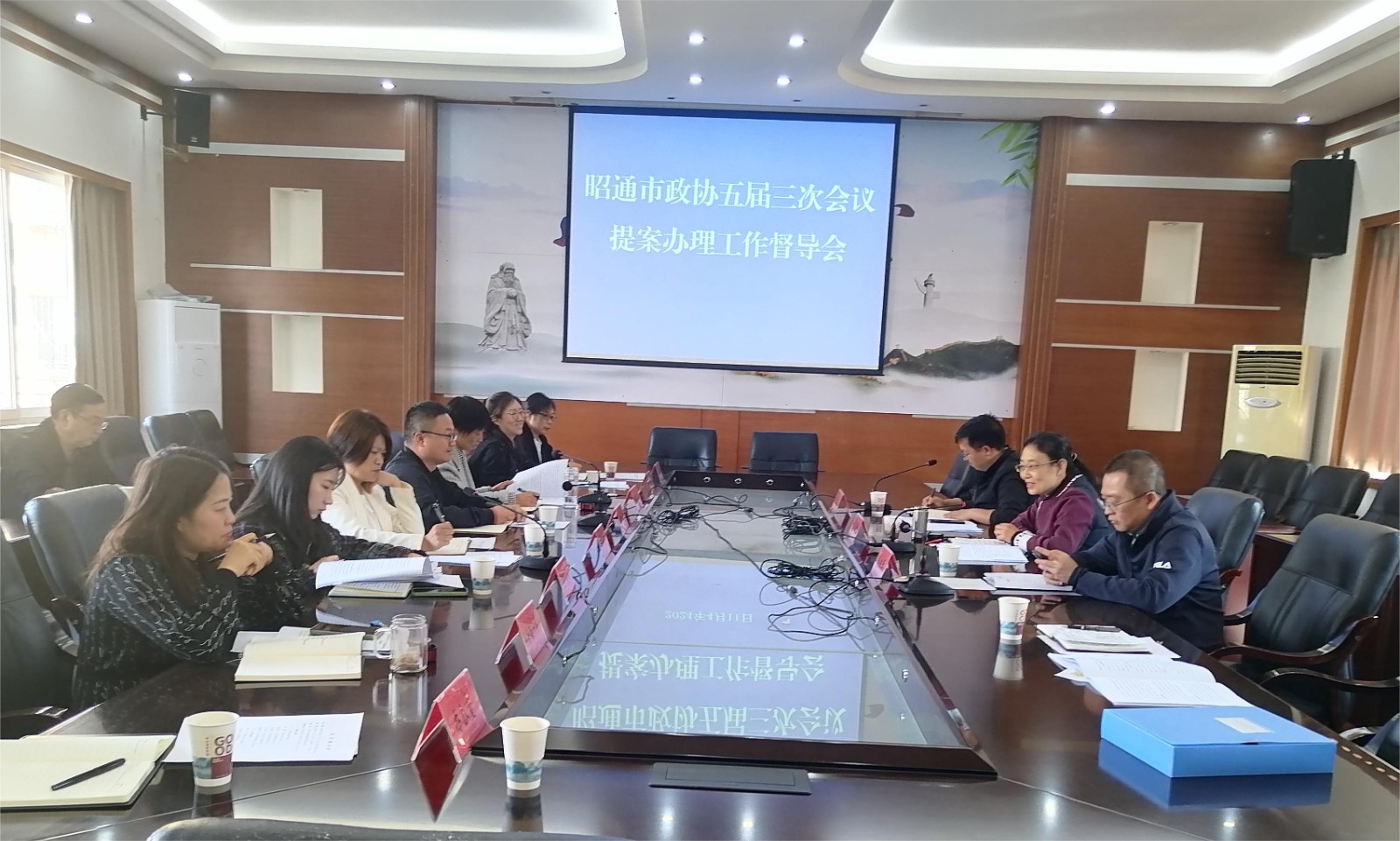 彭霓督办提案办理工作