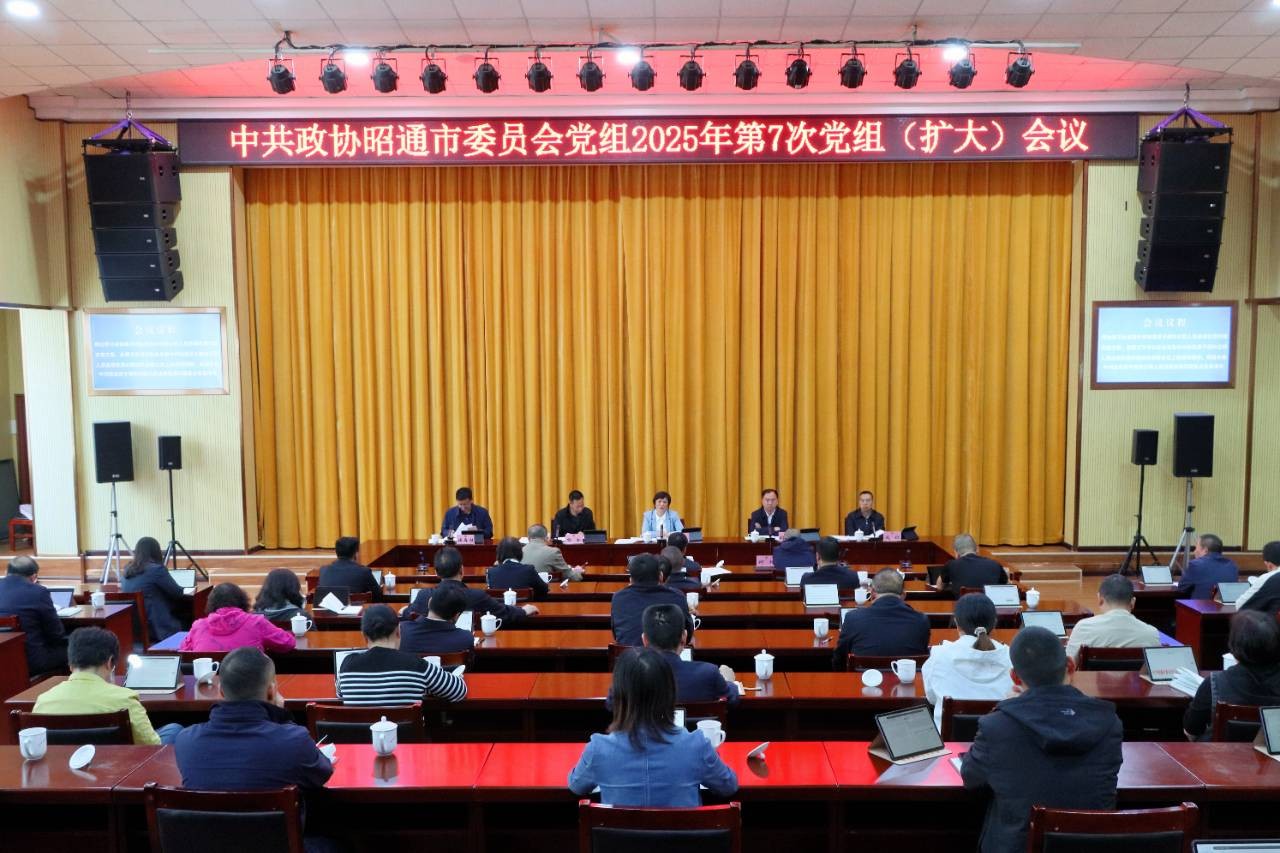 市政协党组召开2025年第7次（扩大）会议