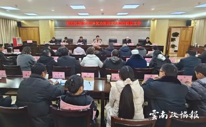 昭阳｜区政协召开政协委员齐发力助推文明城市创建工作会议